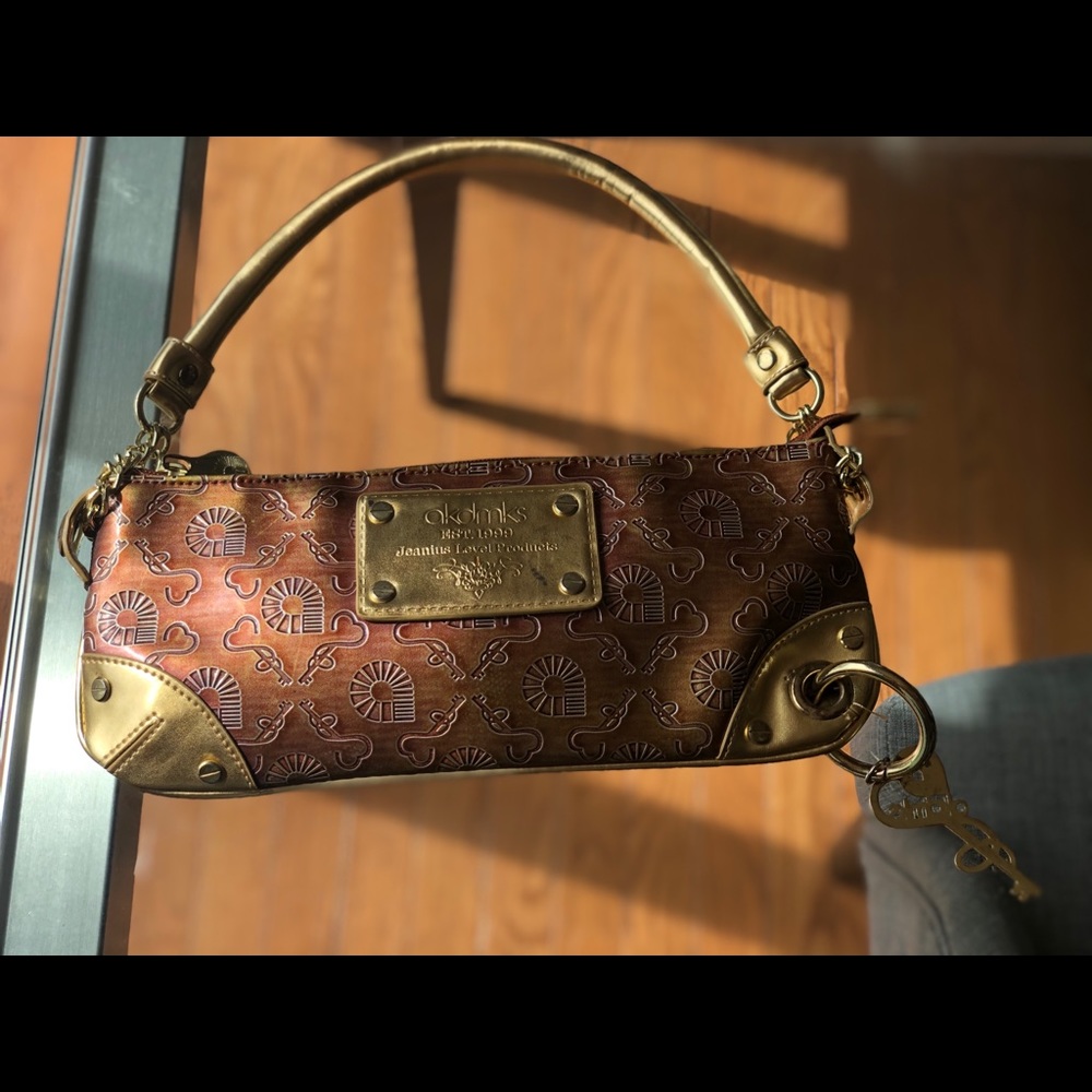 Vintage Rare akademiks Gold Key Pocket Book